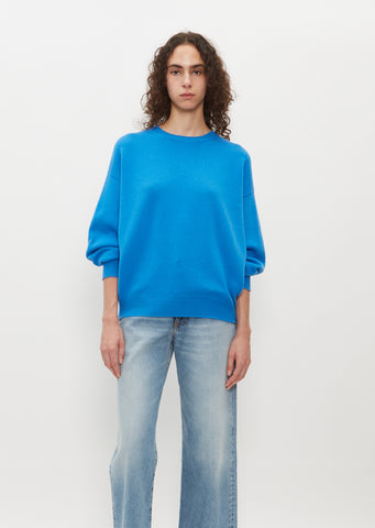 Joy Slouchy Crew Neck Sweater — Norse Blue