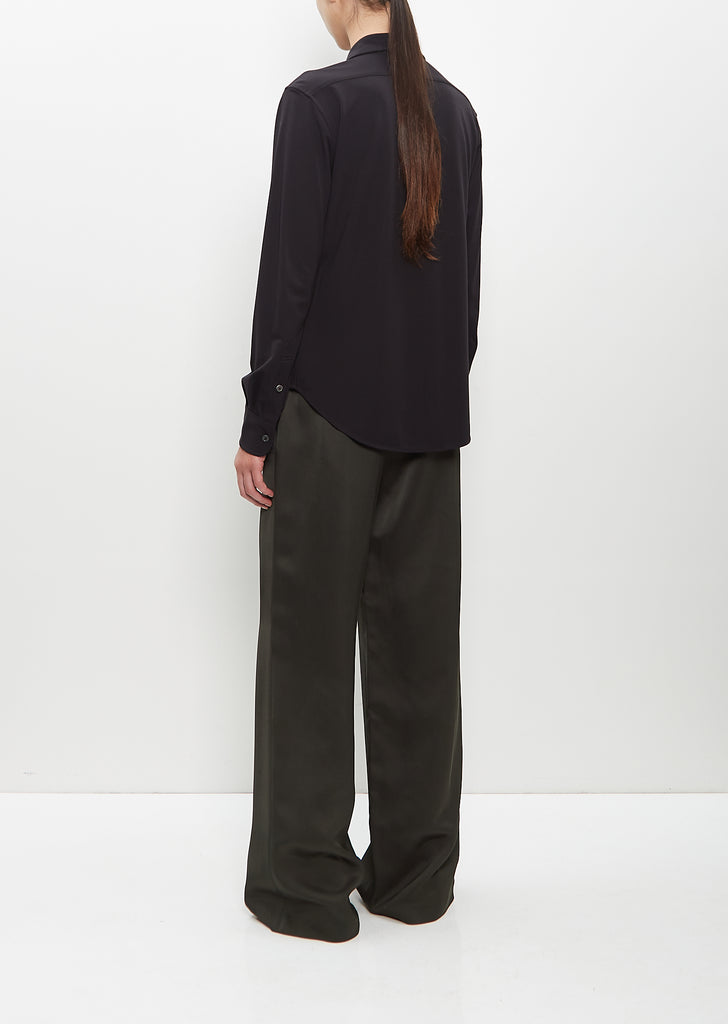 Rayon Nylon Slim Buttondown Shirt