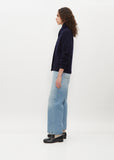 Mini Yacht Cardigan — Navy Blue