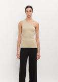 One-Shoulder Ribbed Top