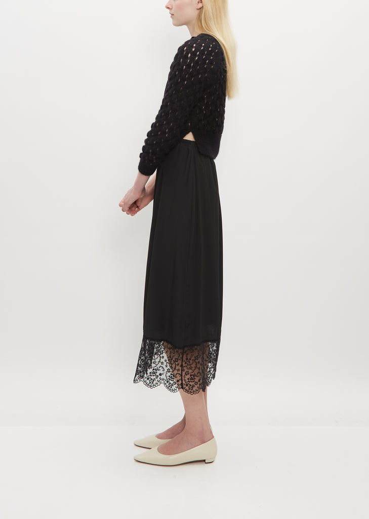 LS Bubble Knit Cardigan w/ Bow Detail