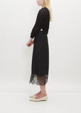 LS Bubble Knit Cardigan w/ Bow Detail