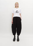 Wide Leg Joggers w/ Daisy Embl
