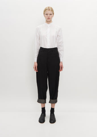 Cut Out Pants — Black