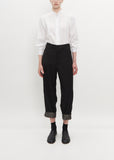 Cut Out Pants — Black