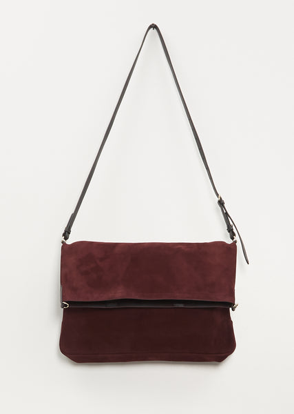 【PORTERNA】Connie Suede Shoulder Bag Coccinelle - Suede shoulder bag brown - The Corner