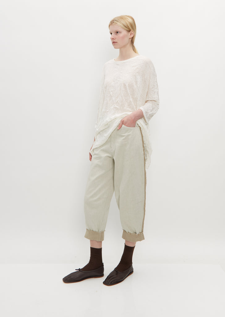 Cut Out Pants — Off-White