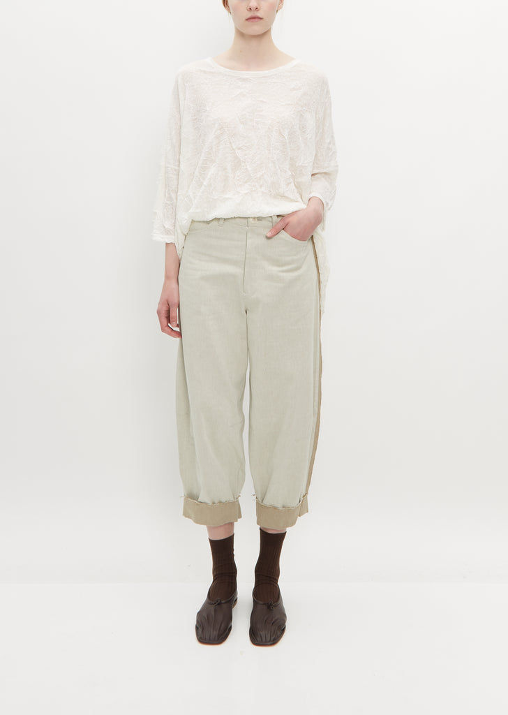 Cut Out Pants — Off-White