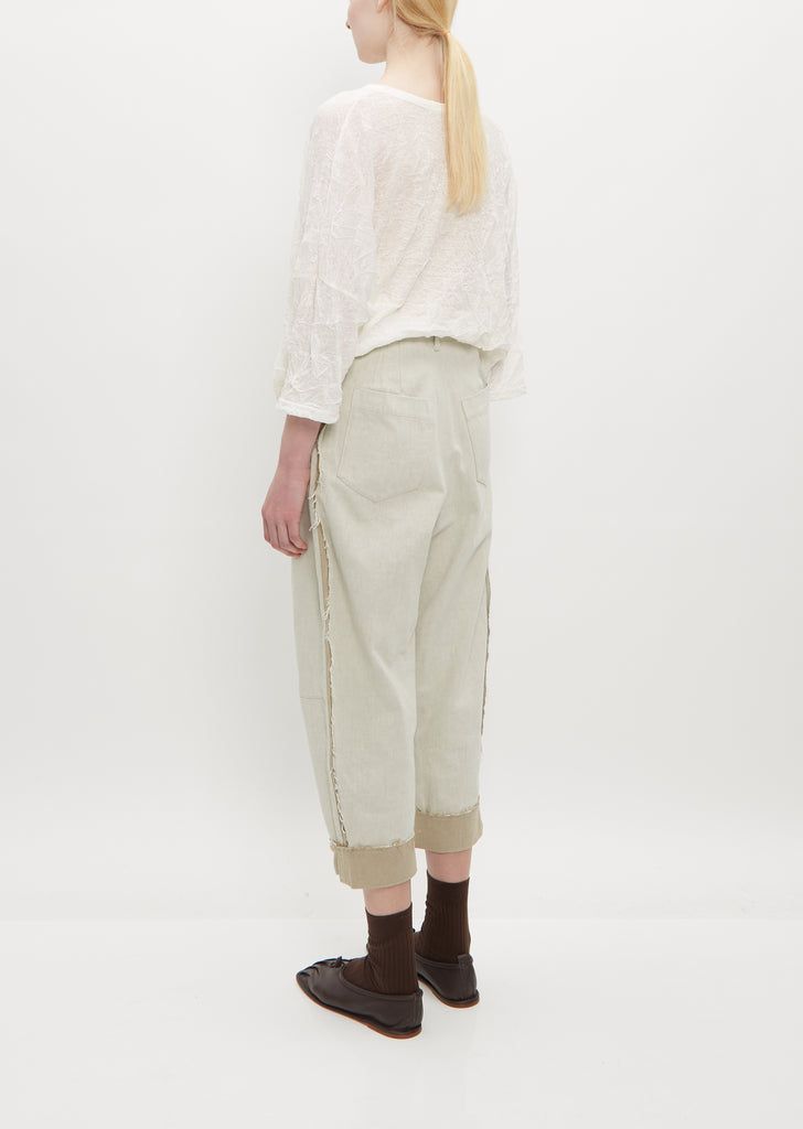 Cut Out Pants — Off-White