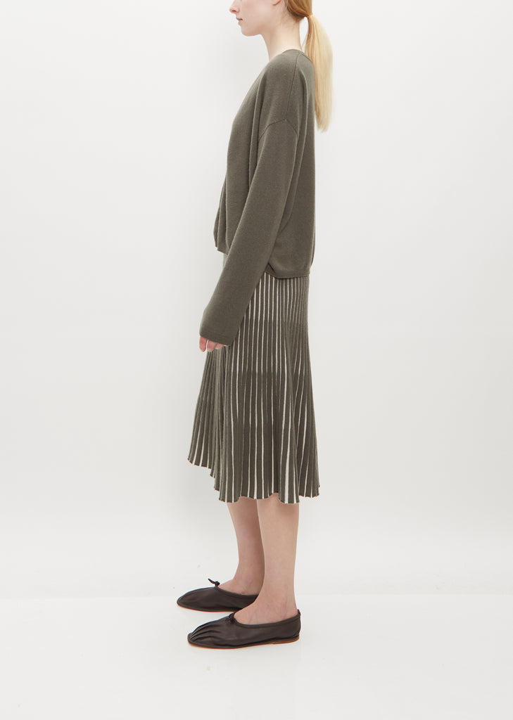 Abby Cashmere Cardigan - Fern