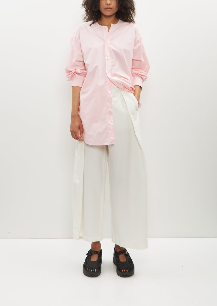 Hand Tie Cotton Blend Shirt