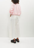 Single Pleat Cotton Blend Trousers