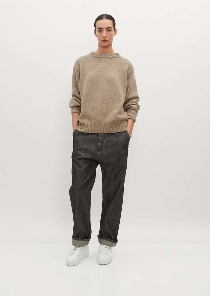 Marble Sweater — Taupe