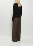 Ortigia Wool Blend Longsleeve — Black