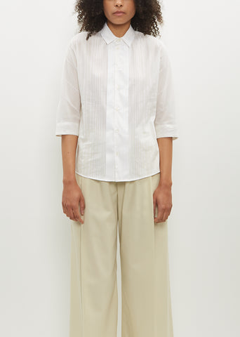 Digon Cotton Blouse — Off White