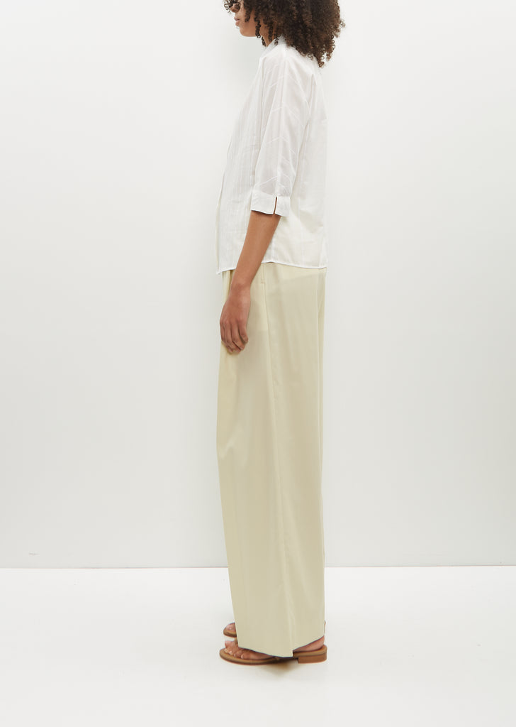 Digon Cotton Blouse — Off White