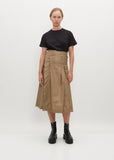 Nylon Twill Skirt