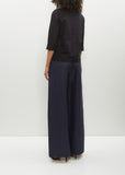 Digon Cotton Blouse — Black