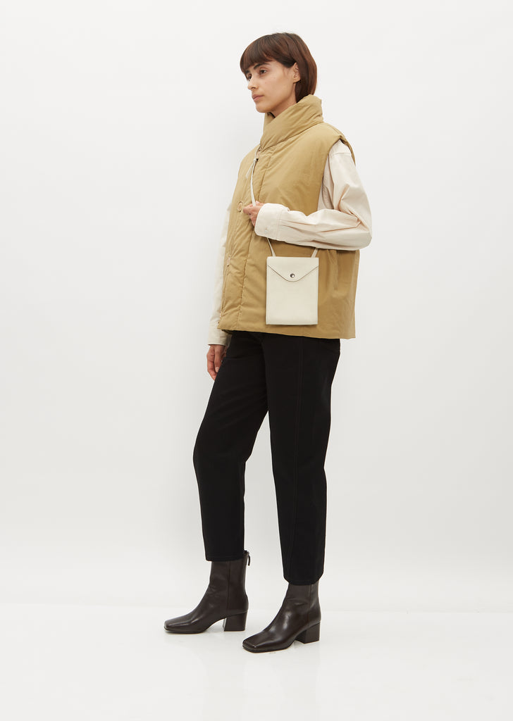 Envelope with Strap — Light Cream