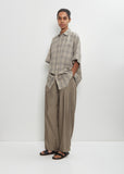 Cupro Twill Wide Easy Trousers