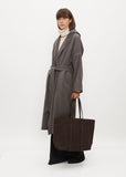 Light Ounce Canvas Tote, Medium — Chocolate