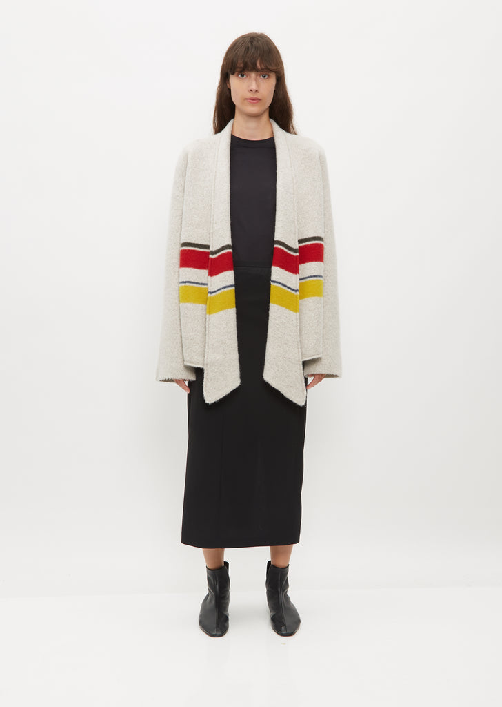 Felted Cross Cardigan