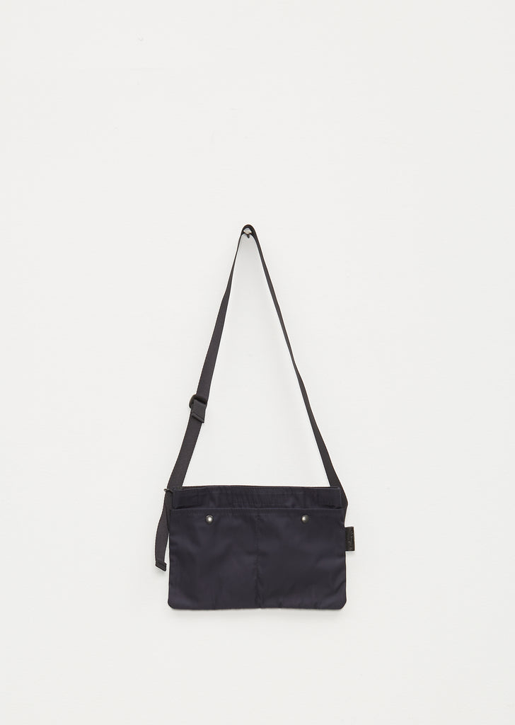 Exclusive Gabardine Sacoche — Navy