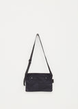 Exclusive Gabardine Sacoche — Navy