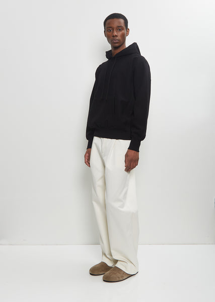  Peak - ソラ Smooth Soft BD Sweat P/O Parka — Black – La Garçonne
