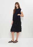 Tricot Wool Cashmere Vest — Navy