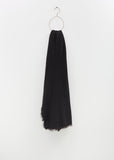 Fuzzy Feutre Cashmere Shawl — Black