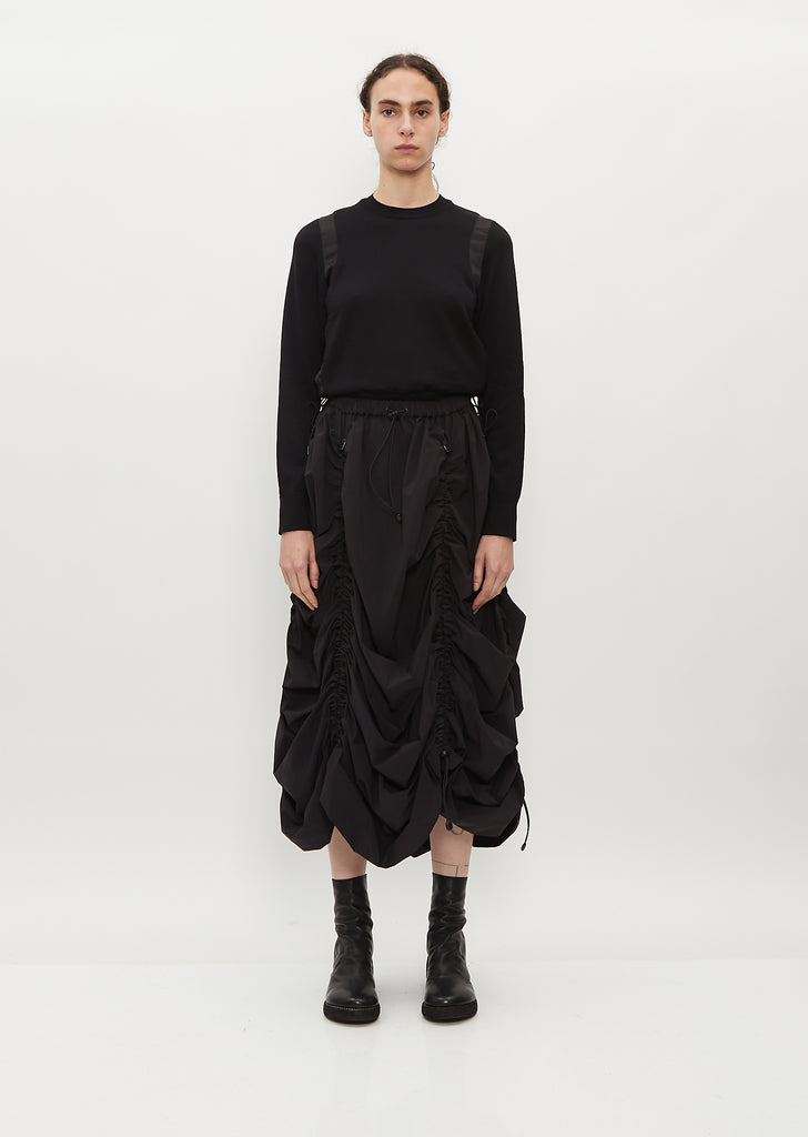 Nylon Poly Drawcord Skirt
