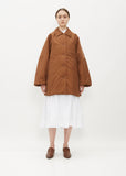 Triangle Technical Cotton Coat — Cinnamon
