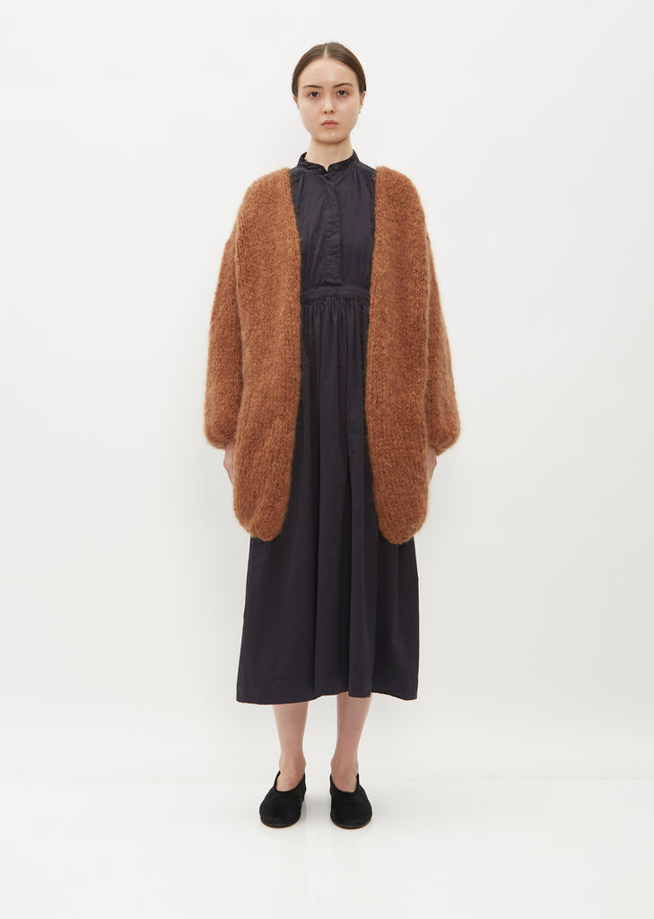 Long Cardigan — Camel