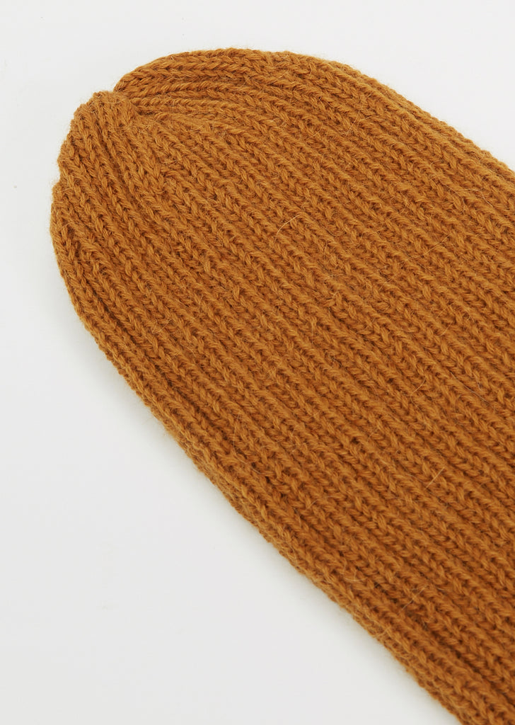 Gyu Alpaca Wool Beanie — Caramel