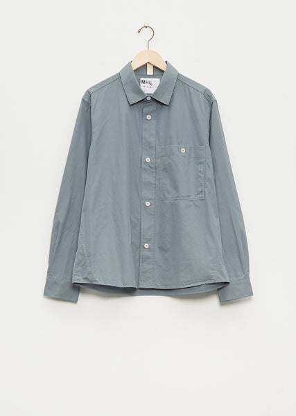 Overall Shirt Compact Cotton Poplin – La Garçonne