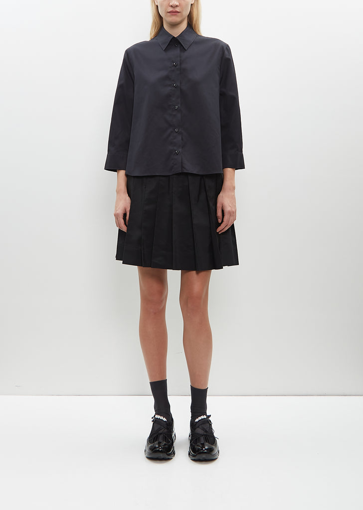 Cropped Masculine Shirt