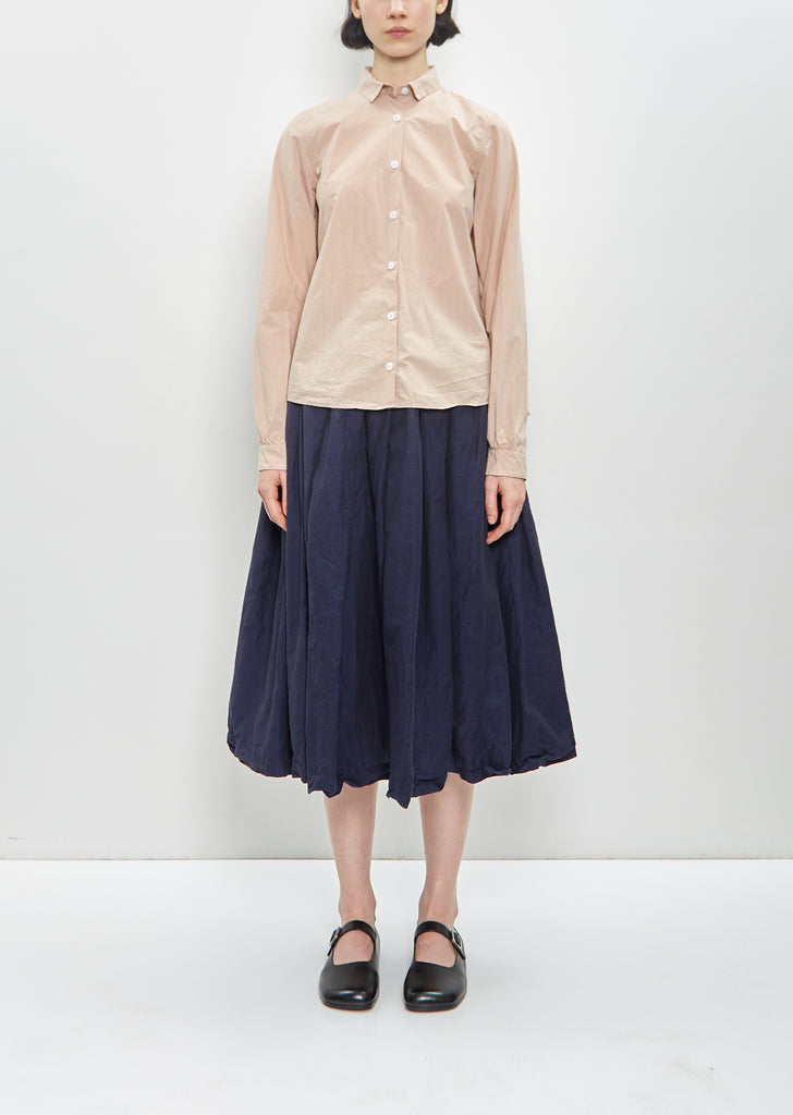 Cotton Tyrol Shirt — Dusty Pink