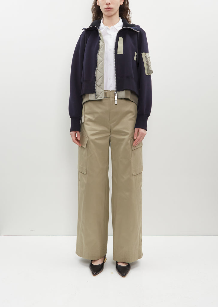 Sponge Sweat Cropped Hoodie