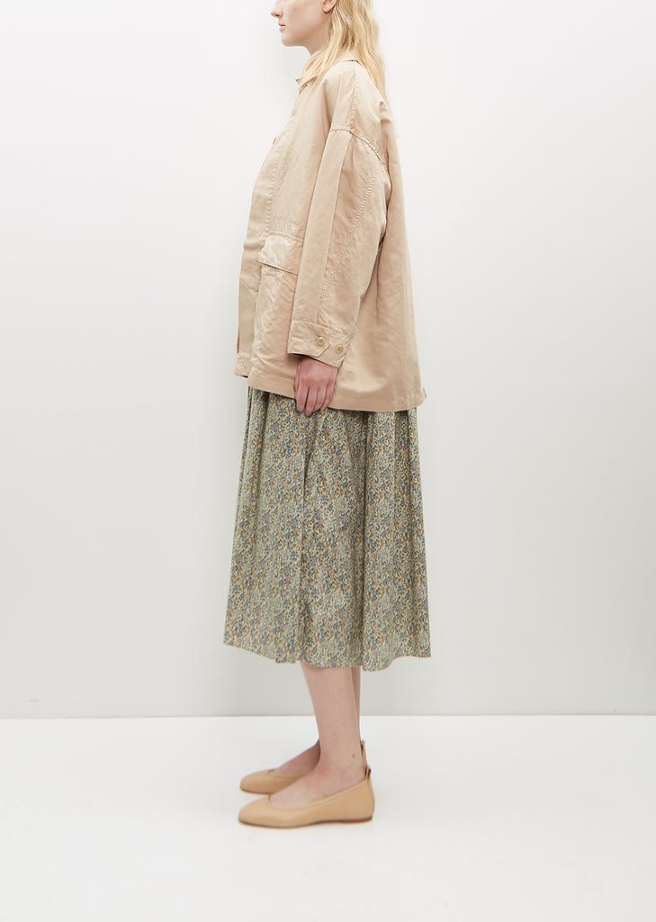 Coverall Linen-Cotton Jacket — Sand