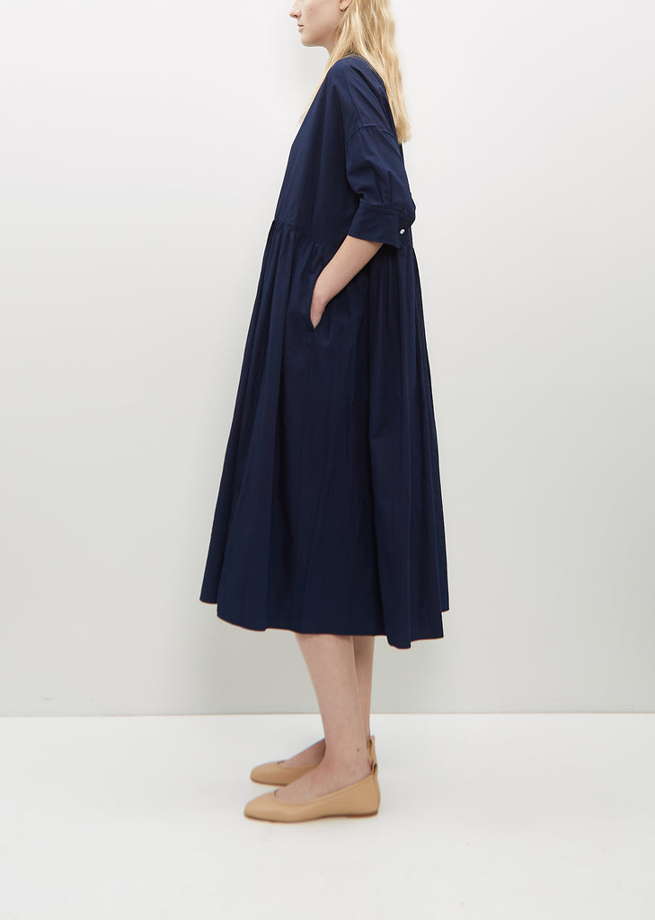 Random Pleated Half Sleeve Dress