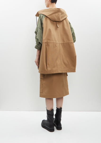 ジャケット・アウター sacai Carhartt Duck x Nylon Twill Coat Feb2021Session12462_TMHILHPS20