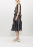 Silk Organza Gathered Skirt