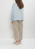 Cotton Silk Small Pocket Shirt — Sky