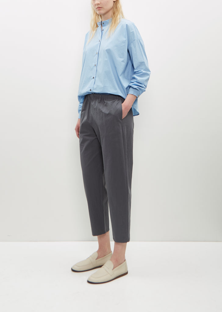 Cotton Cropped Tapered Pullon Pants