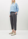 Cotton Cropped Tapered Pullon Pants