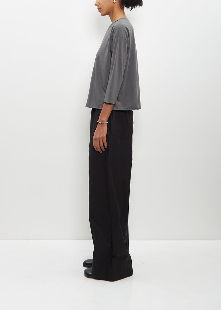 Stretch Cotton Lolita Sweater — Grey