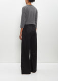 Cotton Diana Pant — Black