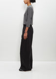 Cotton Diana Pant — Black