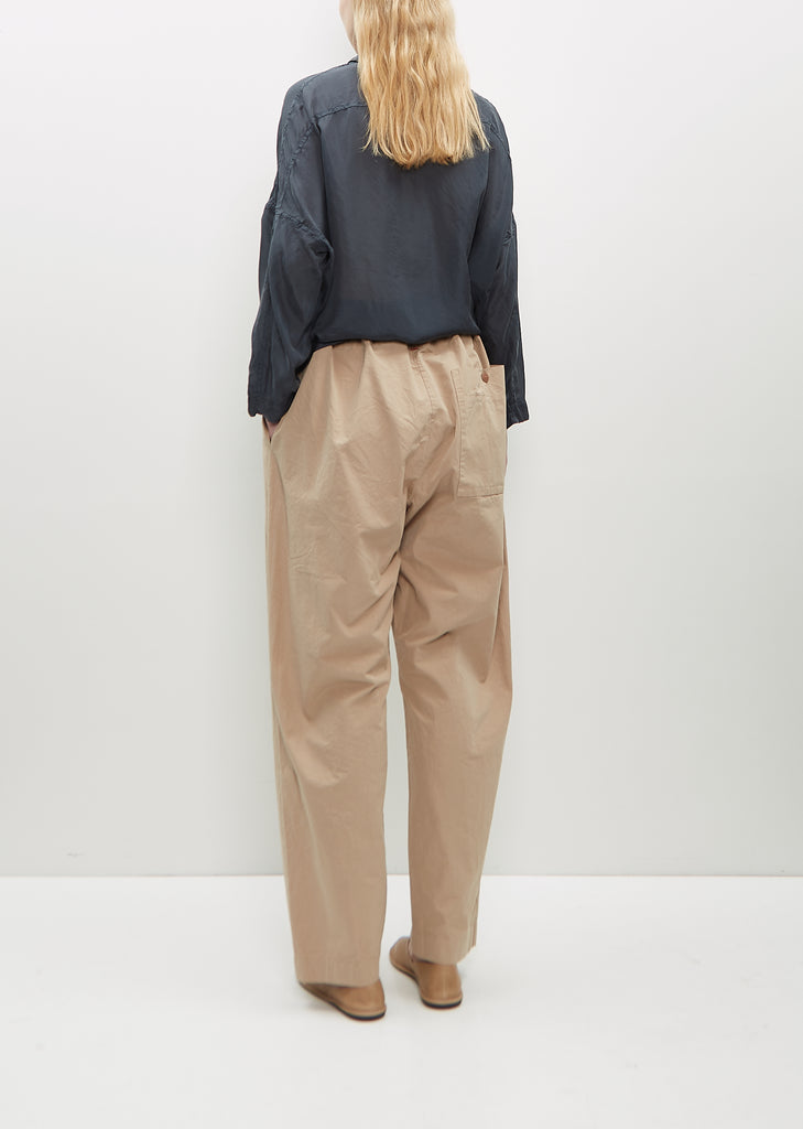 Denmark Cotton Pant — Light Beige